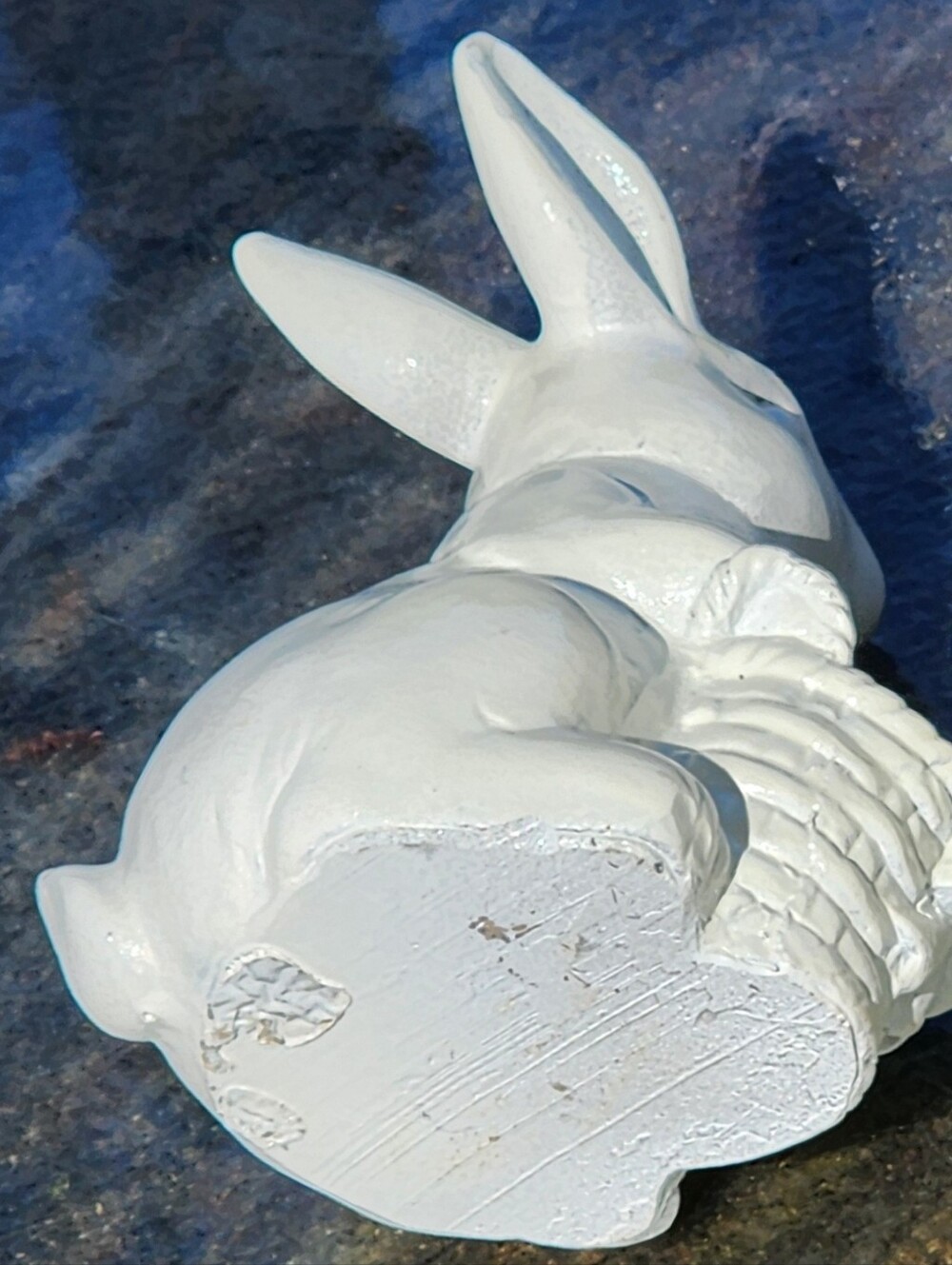 White Ceramic Rabbit - Picture 4 of 5